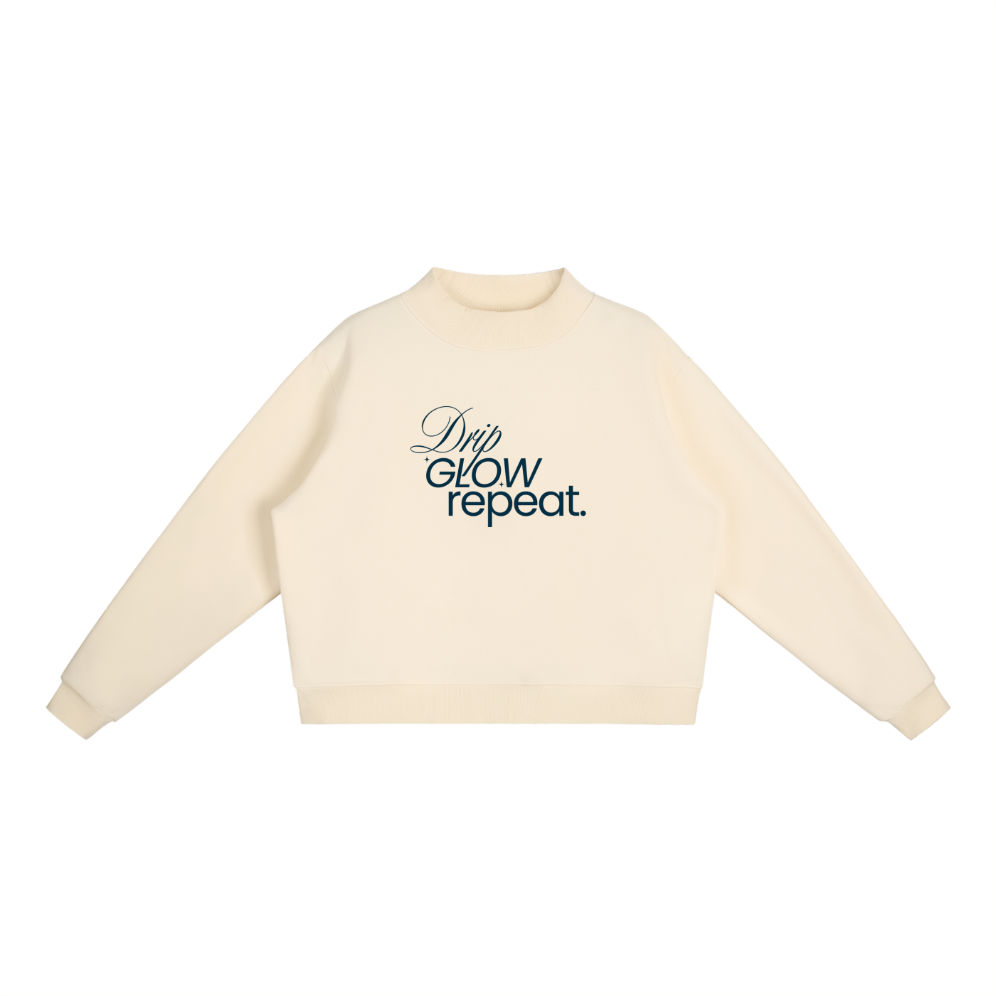 Glow, Drip, Repeat Cropped Sweatshirt
