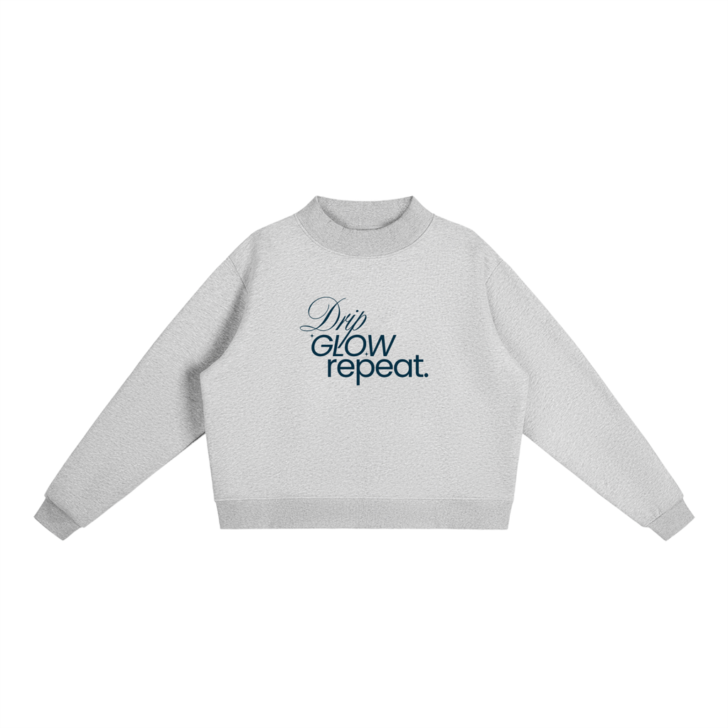 Glow, Drip, Repeat Cropped Sweatshirt