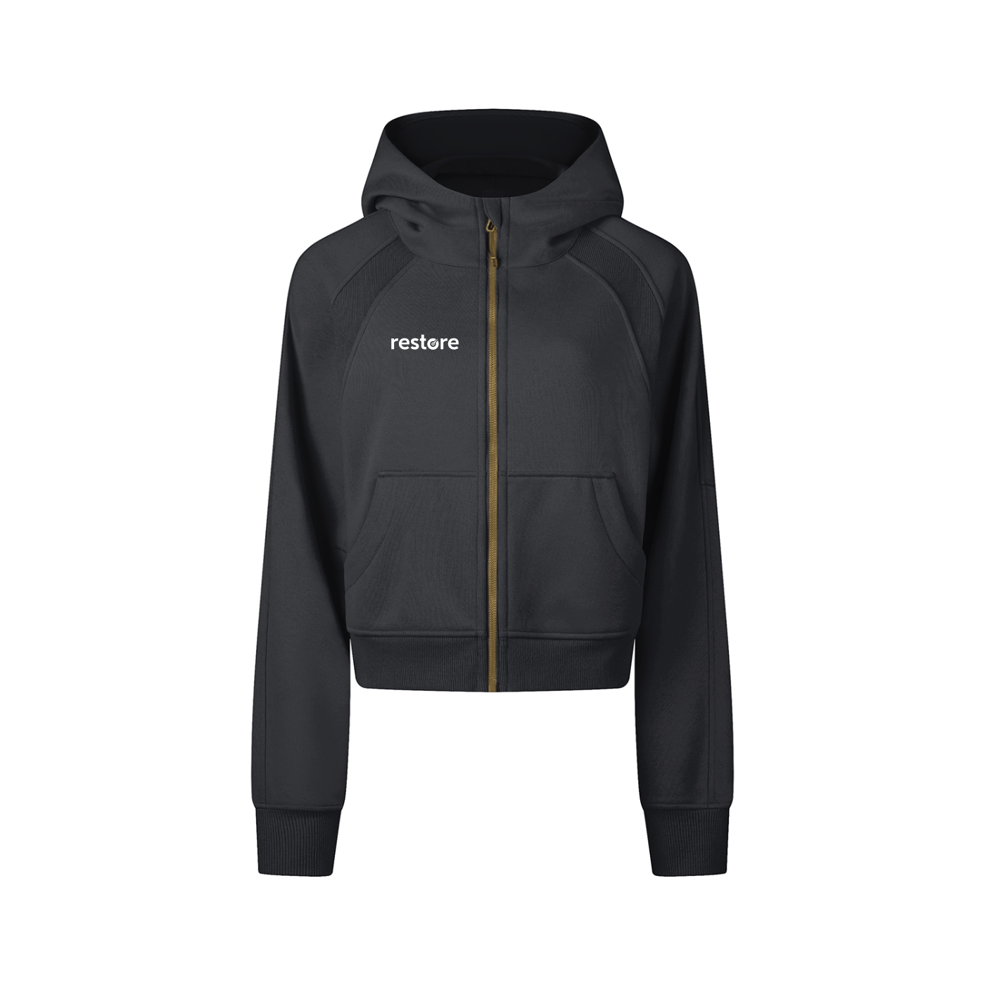 The Restore Cropped Zip-Through Hoodie