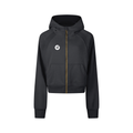 The Dial Cropped Zip-Through Hoodie