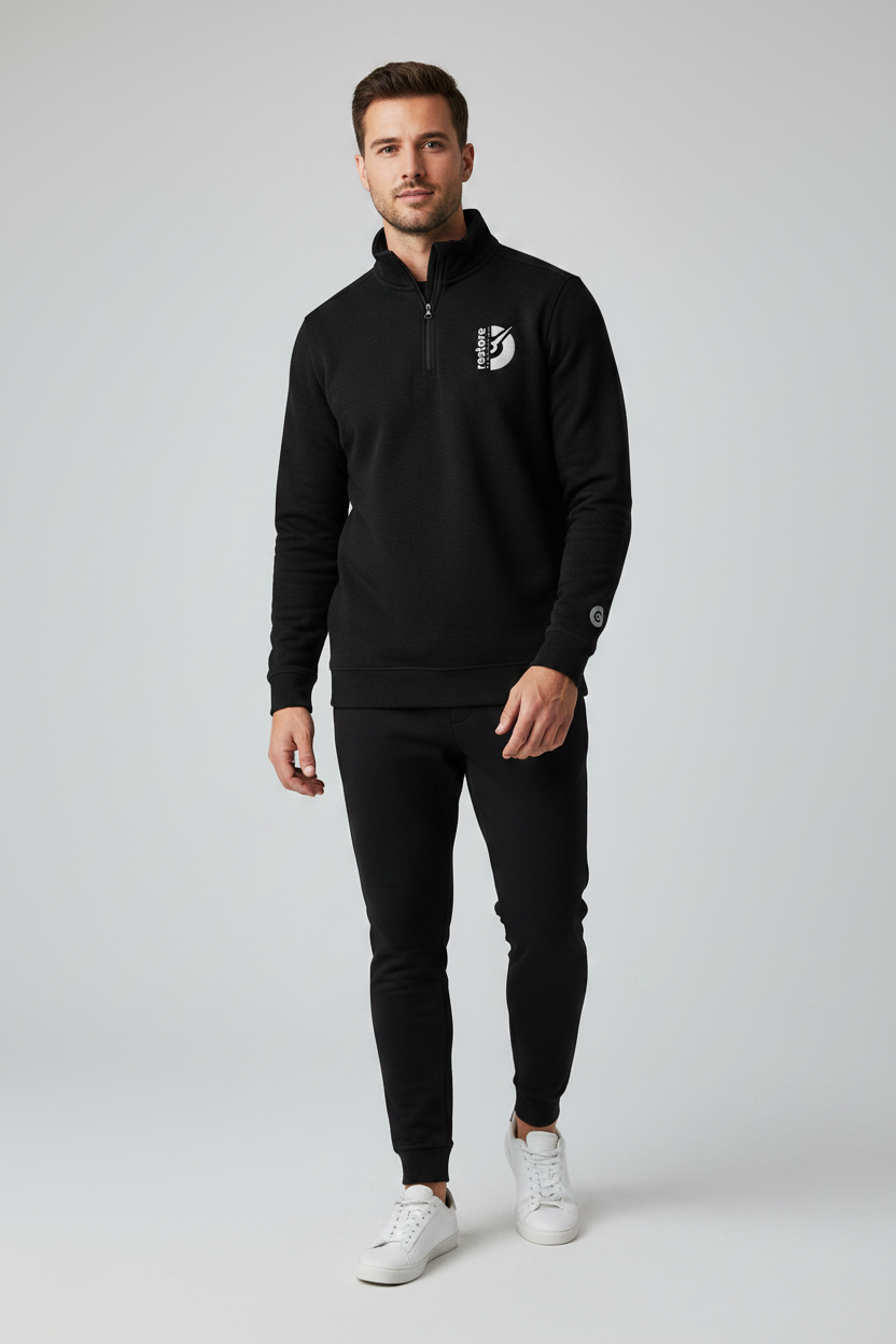 Black Pullover - Male Small Logo