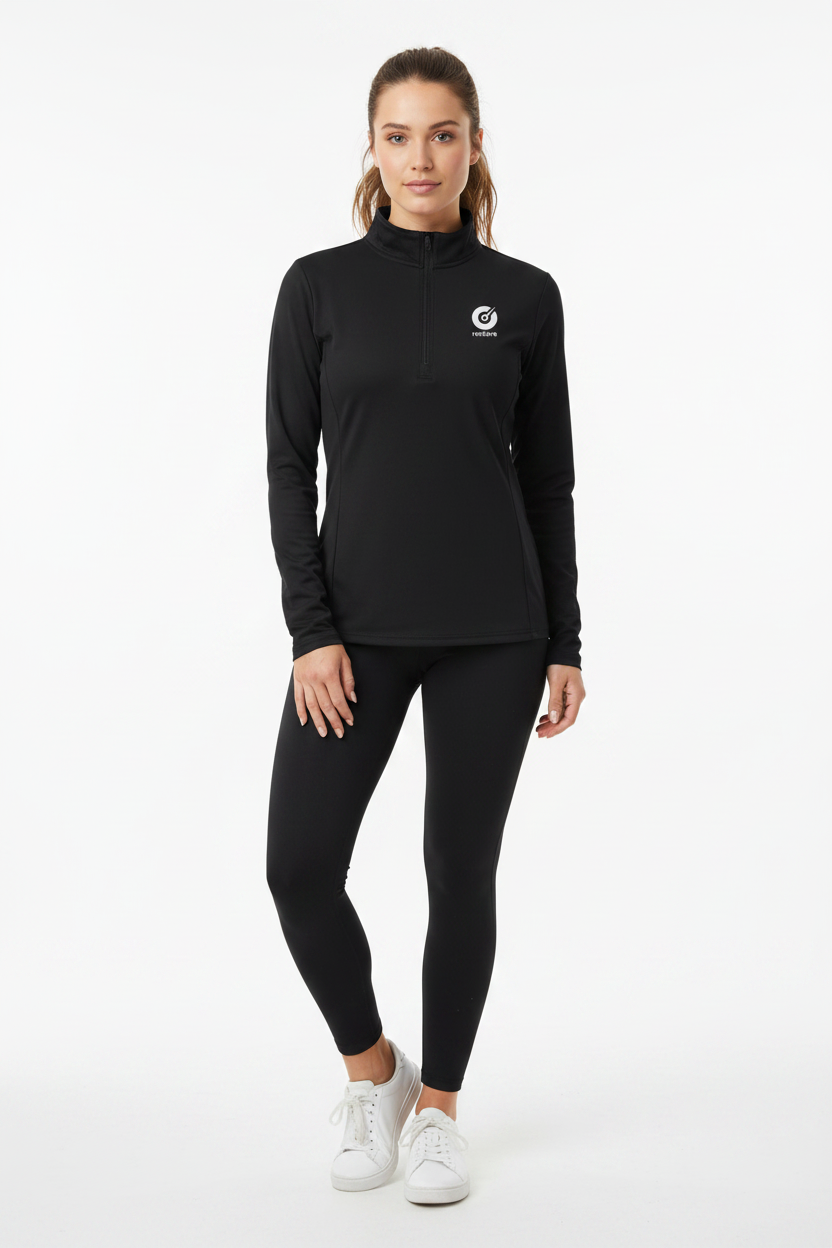 Black Quarter Zip - Studio