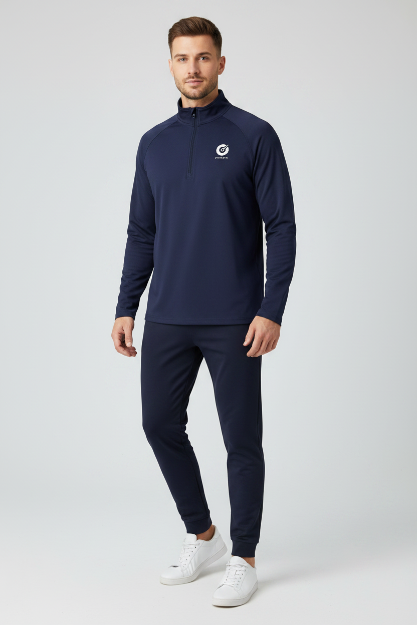 Dial Quarter Zip - Navy