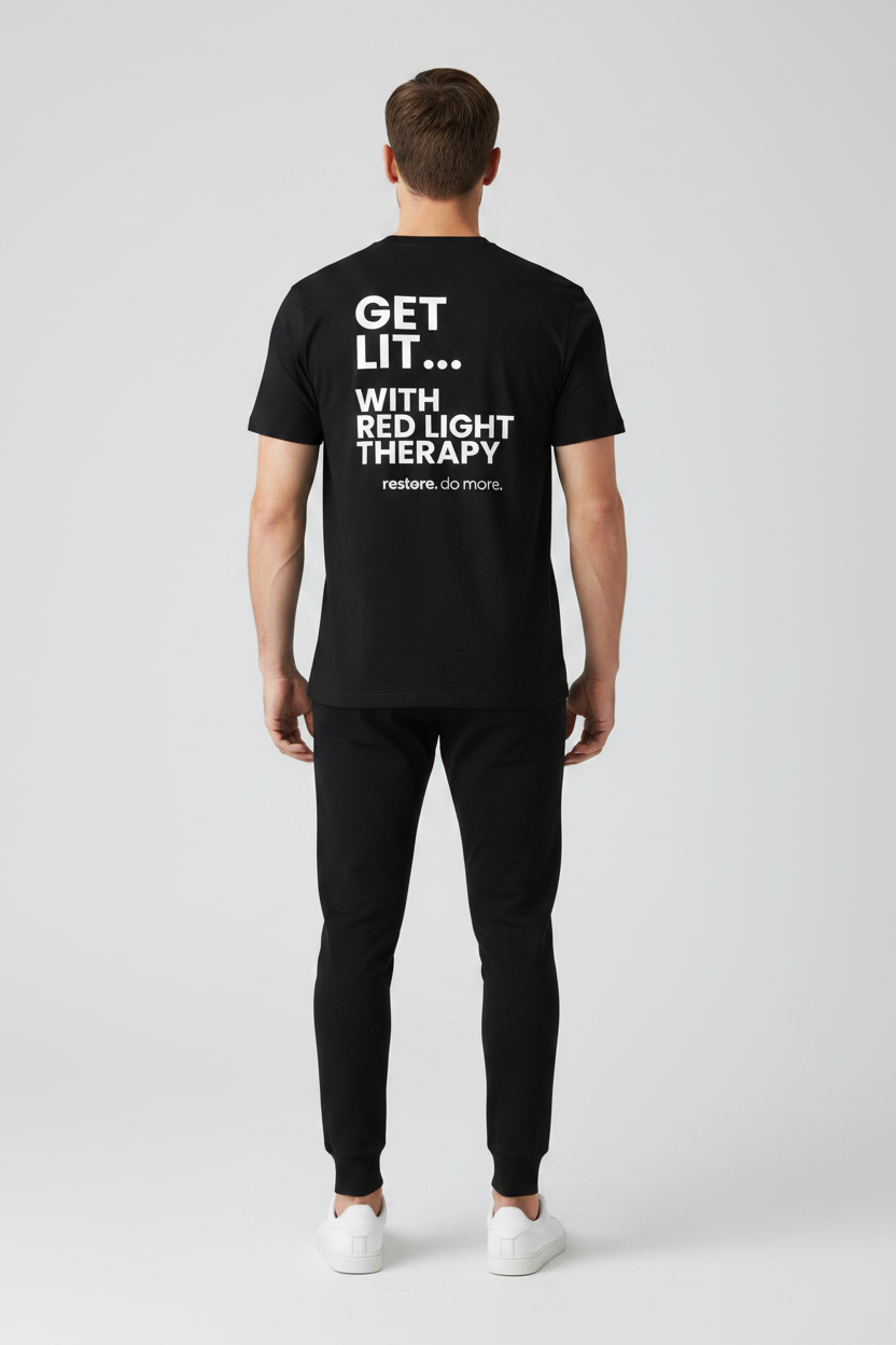 Get Lit Black Tee - Back