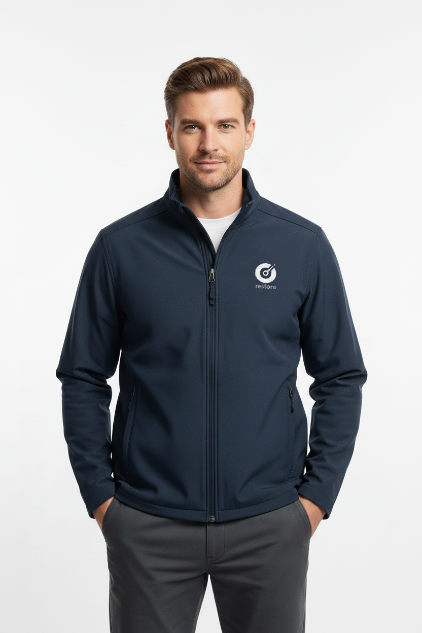 Navy Jacket - Studio with Dial Logo