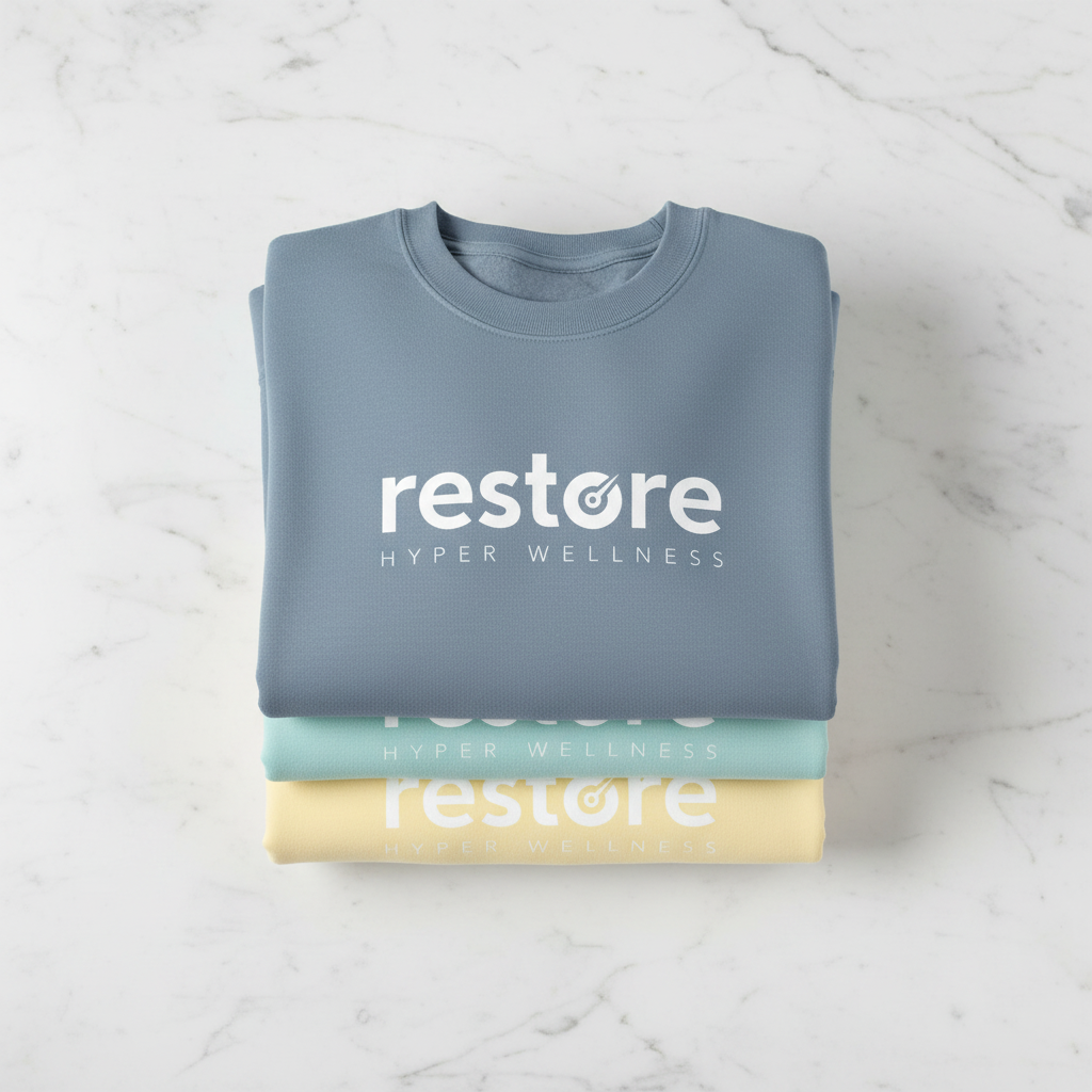 Sweatshirt Folded Flat Lay